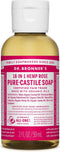 Dr Bronners Liquid soap rose