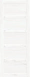 vidaXL - Schuifdeur - 80x1,8x204,5 - cm - massief - grenenhout - wit