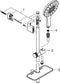 GROHE Rainshower SmartActive 150 Douchestangset - 90 cm - 3 straalsoorten - Chroom - 26594000