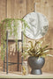 Mica Decorations Senecio Kunst Hangplant in Pot - H68 x Ø9 cm - Groen
