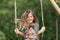 Swing King schommelzitje hardhout - 38x13cm