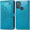 imoshion Hoesje Geschikt voor Motorola Moto G50 Hoesje Met Pasjeshouder - imoshion Mandala Bookcase - Turquoise