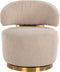 Richmond Draaistoel Maxime sand furry (Himalaya 902 sand furry)