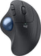 Logitech Ergo M575S - Draadloze Trackball Muis - Ergonomisch ontwerp met stille klik - Graphite