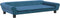 vidaXL Kinderbank 100x50x26 cm fluweel blauw