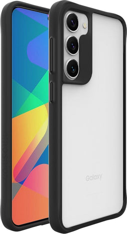iMoshion Hoesje Geschikt voor Samsung Galaxy S23 Hoesje - iMoshion Rugged Hybrid Case - Zwart / Transparant