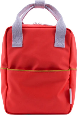 Sticky Lemon Corduroy Backpack Small sporty red
