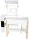 Small Foot - Houten Speelkeuken met Wasmachine en Geluid - Wit Grijs Rood