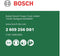 Bosch 2 609 256 D81 - Hardmetaal-cirkelzaagblad 85 x 15 mm - 20 tanden