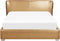 PARIS - Tweepersoonsbed LED - Goud - 160 x 200 cm - Leer
