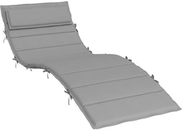 vidaXL - Ligbedkussen - 180x60x3 - cm - oxford - stof - grijs