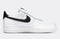 Nike Air Force 1 '07 - Lage Sneakers - Leer - WHITE/BLACK