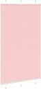 vidaXL - Plissé - rolgordijn - 115x200cm - stofbreedte - 114,4cm - polyester - roze