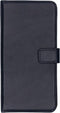 Selencia Hoesje Geschikt voor Samsung Galaxy J6 Plus Hoesje Met Pasjeshouder - Selencia Echt Lederen Bookcase - Donkerblauw