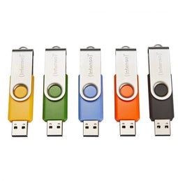Intenso Basic Line - USB stick 4 GB - Multi-color (10 stuks)
