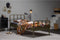 WOOOD Mees Bed - Metaal - Army - 90x208x95