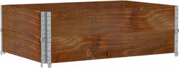 vidaXL - Palletopzetranden - 2 - st - 120x80 - cm - massief - grenenhout - bruin