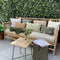 Exotan Bamboo Tuinbank Incl Kussens - Bamboe - Naturel - 86x185x80