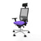 Bureaustoel met hoofdsteun Piqueras y Crespo 3D026N1 Lila