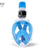 X10 Snorkelmasker - Full Face Masker - Panoramisch zicht - Blauw - L/XL