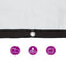vidaXL - Doorzichtig - zeildoek - met - zeilringen - 1x4 - m - polyethyleen