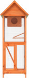 vidaXL Volière 60x58,5x160 cm massief grenenhout bruin