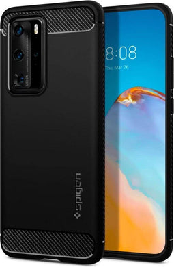 Spigen Huawei P40 Pro - Rugged Armor - Mil-grade met Air Cushion Technology - Zwart