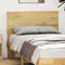 vidaXL - Hoofdbord - 80 - cm - massief - hout - eiken