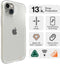 Gear4 Crystal Palace - Soft case - D3O bescherming - Transparant