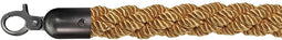 Barrier Cord Luxury Gold - Black - Ø 3cm - Length 157 cm 10102GBL - ESSENTIALS 10102GBL