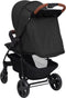 vidaXL - Kinderwagen - 2-in-1 - staal - antracietkleurig