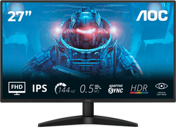 AOC 27B36X - Gaming-Monitor - Full HD 27" 144Hz IPS - Zwart