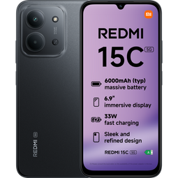 XIAOMI Redmi 15C 5G - 128 GB Zwart
