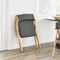 SoBuy FST98-SG - Opvouwbare Eetkamerstoel - Ergonomisch ontwerp - Donkergrijs
