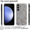 imoshion Hoesje Geschikt voor Samsung Galaxy S23 FE Hoesje Siliconen - imoshion Design hoesje - Meerkleurig / White Graphic