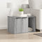 vidaXL - Kattenbakkast - 60x40x40 - cm - bewerkt - hout - grijs - sonoma - eikenkleur