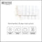 The One Towelling Hamam Sultan - Hamamdoek - 100 x 180 cm - 100% katoen - Grijs/Wit