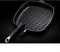 AMT Gastroguss Vierkante grillpan met BBQ-patroon - 28x28 cm - Geschikt voor inductie - Lotan® anti-aanbaklaag