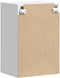 vidaXL - Keukenwandkast - Porto - bewerkt - hout - hoogglans - wit