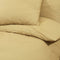vidaXL - Dekbedovertrekset - lichtgewicht - 155x220 - cm - microvezel - taupe