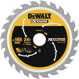 DeWalt DT99560-QZ - Cirkelzaagblad - 165 mm diameter - 24 tanden (1 stuk)