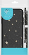 iMoshion Hoesje Geschikt voor Samsung Galaxy A41 Hoesje Met Koord - iMoshion Design Hoesje met Koord - Goud / Zwart / Stars Gold