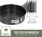 COOCK 4-delig Ronde Springvorm Set - Bakblik Rond - Antiaanbaklaag - Maten 16 tot 28cm (4 stuks)