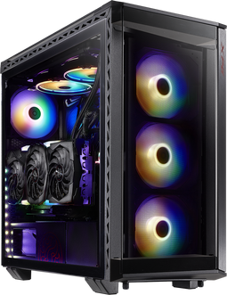 XPG Battlecruiser - Tower Behuizing - ATX EATX µATX Mini-ITX - Zwart
