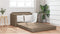 vidaXL - Vloersofa - Bed - 2-in-1 - Cappuccino - 124x71x78 - cm - Kunstleer
