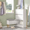 SoBuy FSR134-W - Schoenenkast met Bank - 2 Kleppen 2 Lades - Wit