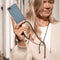 iMoshion Hoesje Geschikt voor Samsung Galaxy A52 (4G) / A52s / A52 (5G) Hoesje Met Koord - iMoshion Design Hoesje met Koord - Blauw / Meerkleurig / Goud / Blue Graphic