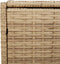 vidaXL - Tuinbox - met - wielen - 283 - L - poly - rattan - gemengd - beige