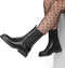 POSH by Poelman LEA - Enkellaarzen - Imitatieleer - Zwart