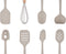 bjorn GUNNAR - Keukengerei set - 11 stuks - Beige